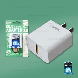 Adapter USB Charger มาพร้อมเทคโนโลยี QC (Quick Charge) 3.0A Remax รุ่น U113 สีขาว
